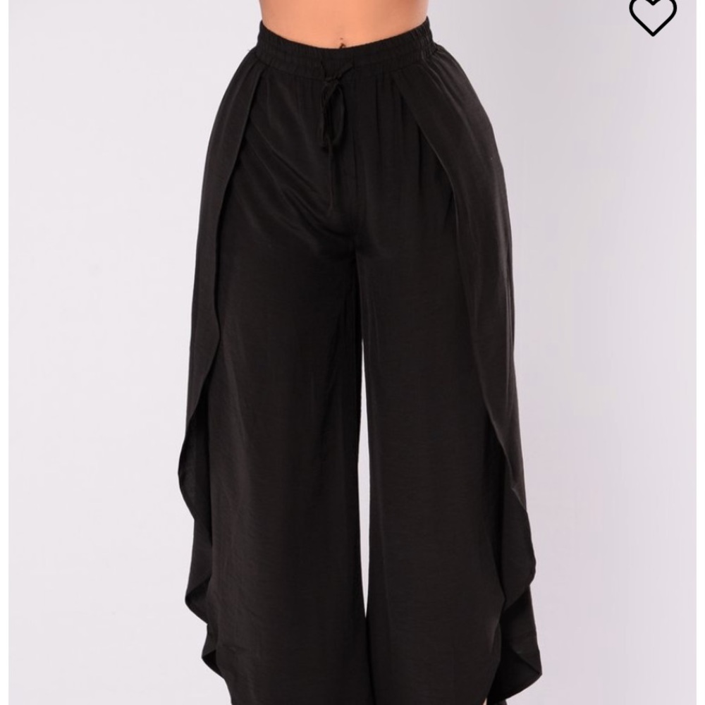 Black palazzo pants used